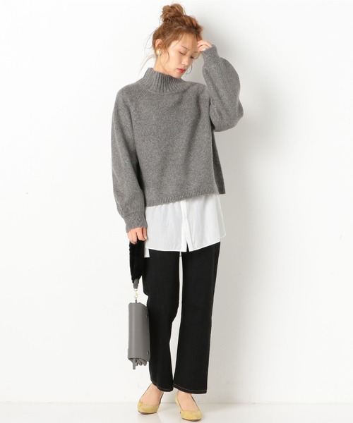 archives（アルシーヴ）の「【抗菌防臭】4者混ウォッシャブルプルオーバー（ニット/セーター・レディース・チャコールグレー/レッド/ブルー/アイボリー/グレー系その他・MEDIUM）」の19枚目の写真