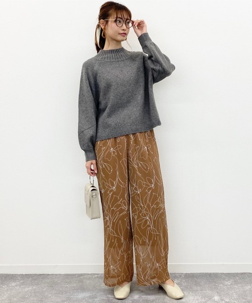 archives（アルシーヴ）の「【抗菌防臭】4者混ウォッシャブルプルオーバー（ニット/セーター・レディース・チャコールグレー/レッド/ブルー/アイボリー/グレー系その他・MEDIUM）」の15枚目の写真