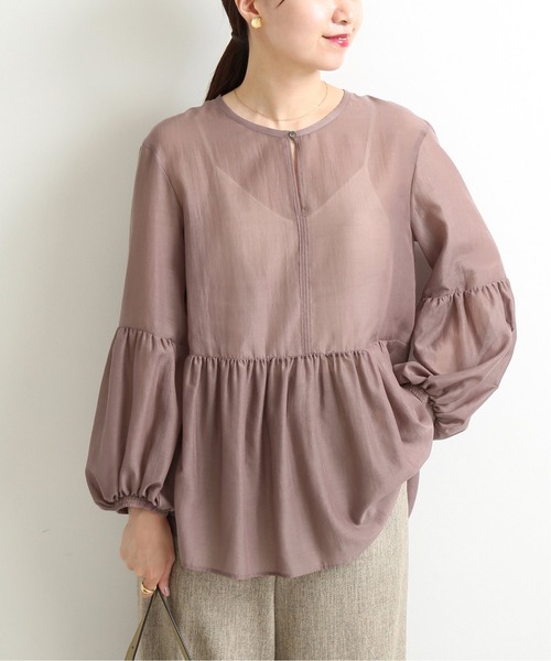 セール】ギャザー切り替えブラウス◇（シャツ/ブラウス）｜IENA