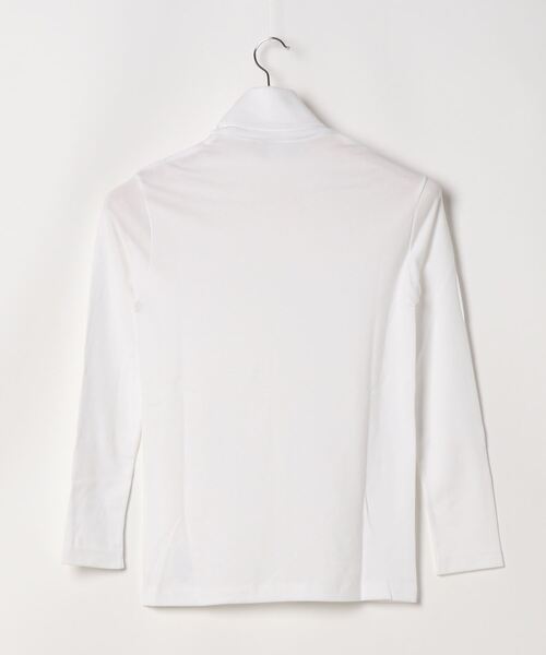 ORCIVAL（オーシバル）の「【ORCIVAL】〈別注〉タートルネックカットソー SOLID WOMEN（Tシャツ/カットソー・レディース・ホワイト/ブラック・2/1）」の3枚目の写真