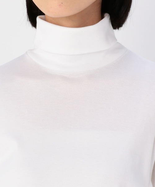 ORCIVAL（オーシバル）の「【ORCIVAL】〈別注〉タートルネックカットソー SOLID WOMEN（Tシャツ/カットソー・レディース・ホワイト/ブラック・2/1）」の8枚目の写真