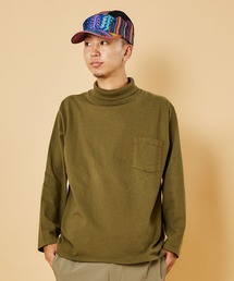 【MADE IN USA】L/S TURTLE NECK POCKET TEE / ロングスリーブ タートルネックポケットT