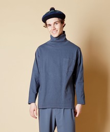 【MADE IN USA】L/S TURTLE NECK POCKET TEE / ロングスリーブ タートルネックポケットT