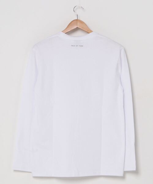CERCA(チェルカ)の「BEYES/センターロゴシンプルロングスリーブTシャツ(Tシャツ/カットソー・メンズ・ホワイト/ブラック/オレンジ・LARGE/MEDIUM)」の11枚目の写真