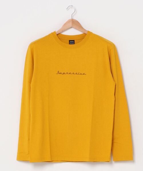 CERCA(チェルカ)の「BEYES/センターロゴシンプルロングスリーブTシャツ(Tシャツ/カットソー・メンズ・ホワイト/ブラック/オレンジ・LARGE/MEDIUM)」の9枚目の写真