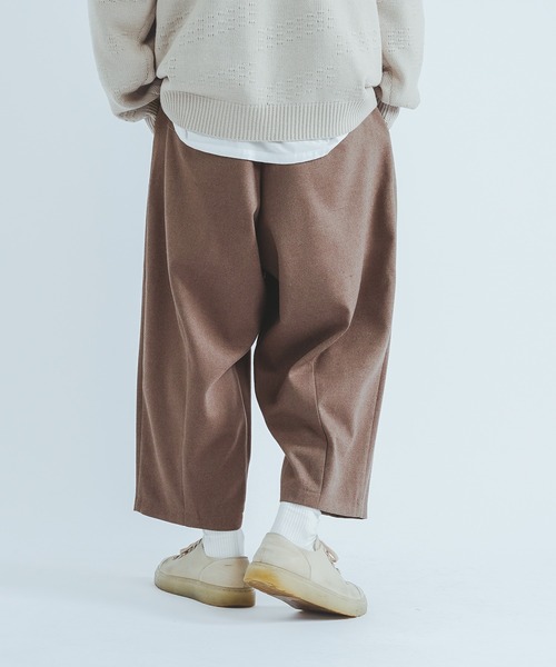epnok（エプノック）の「ウールライクバルーンパンツ（その他パンツ・メンズ・ダークブラウン/モカ/ナチュラル・SMALL/MEDIUM/LARGE）」の4枚目の写真