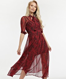 Guess | Bushra Yarn Dyed Long Dress(ワンピース)