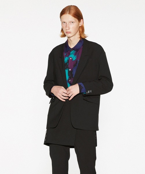 SHAREEF（シャリーフ）の「TAILORED JACKET（テーラードジャケット・メンズ・ブラック/ダークグリーン/キャメル/バーガンディー・1/2/3）」の5枚目の写真