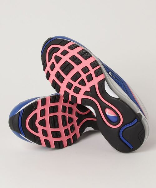 NIKE(ナイキ)の「NIKE/ナイキ AIR MAX 97/エアマックス97(スニーカー・メンズ・ホワイト×ブルー・28.5cm/28cm/27.5cm/26cm/27cm/25cm/25.5cm/26.5cm/29cm/29.5cm/24cm)」の3枚目の写真