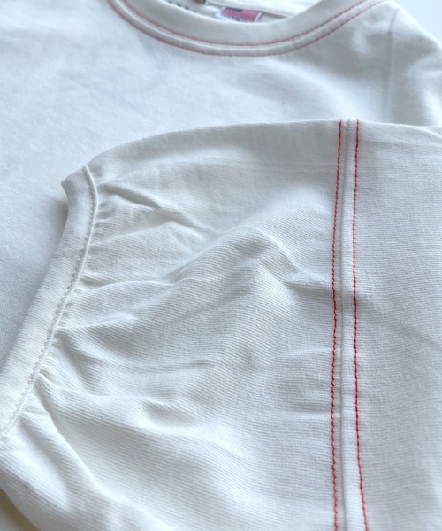 Life Support Products(ライフサポートプロダクツ)の「【コットンUSA】ボリュームスリーブカットソー(90~150cm)(Tシャツ/カットソー・キッズ・ホワイト/イエロー/ラベンダー/サーモンピンク・90/100/110/120/130/140/150)」の9枚目の写真