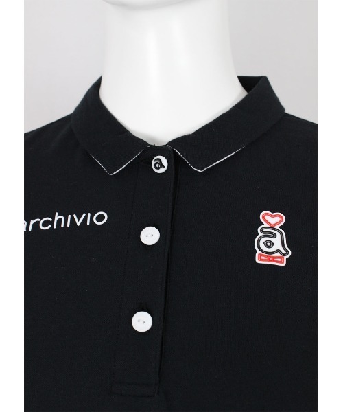 archivio(アルチビオ)の「ゴルフポロシャツ(H)(ポロシャツ・レディース・レッド/ホワイト/ブルー/ブラック・M/L/S)」の7枚目の写真