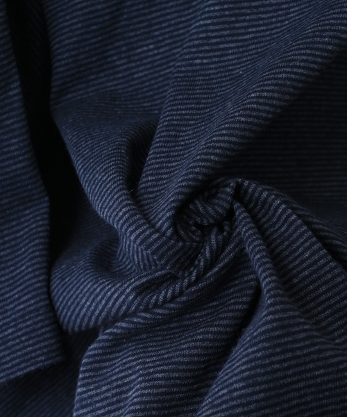WAIPER.inc(ワイパーインク)の「CalCruカルクルー MICRO BORDER TEE SHIRTS マイクロボーダーTシャツ(Tシャツ/カットソー・メンズ・ホワイト/ブラック/ネイビー・M/L/XL)」の6枚目の写真