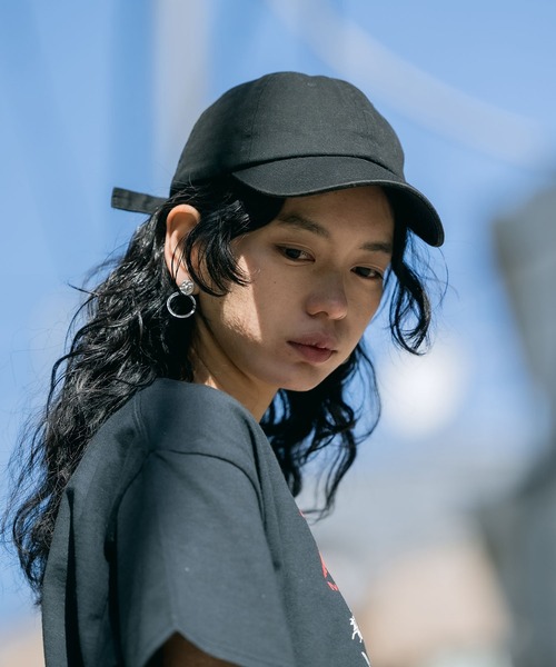 BAY SIDE(ベイサイド)の「BAYSIDE/ベイサイド Washed Twill Cap MADE in USA ベースボールキャップ コットンキャップ(キャップ・メンズ・ホワイト/スカイブルー/ブラック・ONE SIZE)」の10枚目の写真