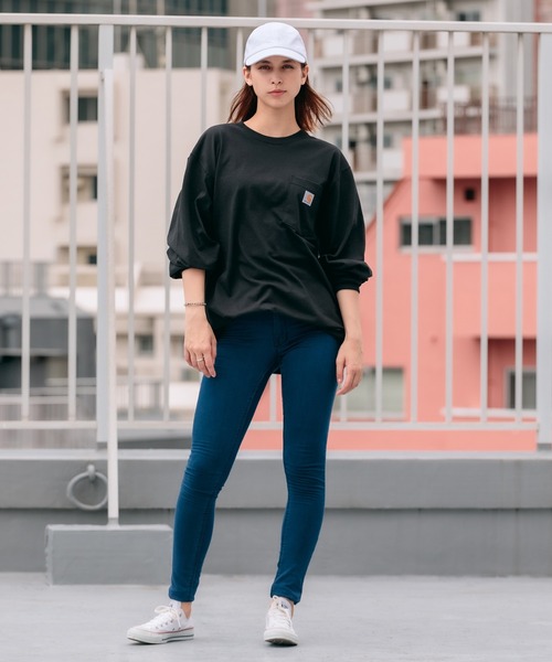 BAY SIDE(ベイサイド)の「BAYSIDE/ベイサイド Washed Twill Cap MADE in USA ベースボールキャップ コットンキャップ(キャップ・メンズ・ホワイト/スカイブルー/ブラック・ONE SIZE)」の20枚目の写真