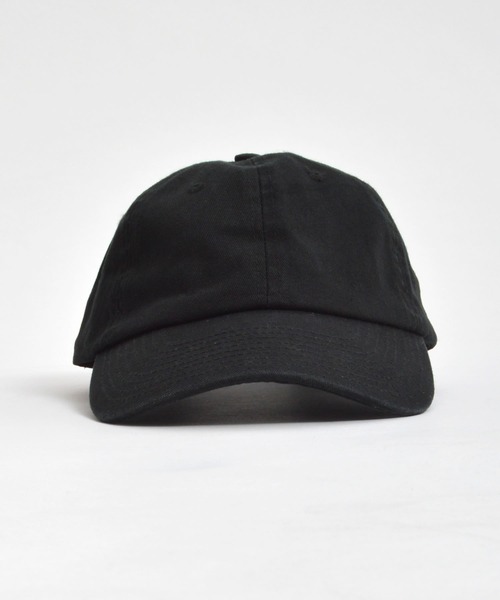 黒いコットンキャップ BAY SIDE（ベイサイド）の「BAYSIDE/ベイサイド Washed Twill