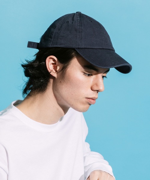 BAY SIDE(ベイサイド)の「BAYSIDE/ベイサイド Washed Twill Cap MADE in USA ベースボールキャップ コットンキャップ(キャップ・メンズ・ホワイト/スカイブルー/ブラック・ONE SIZE)」の11枚目の写真