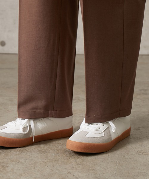 JUNRED(ジュンレッド)の「【セットアップ対応】エアリーストレッチワイド(スラックス・メンズ・ライトグレー/ダークブラウン/ブルー・S/M/L)」の10枚目の写真