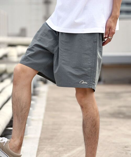 MACOBER（マコバ）の「【WEB限定/SHIPS別注】MACOBER: ワンポイント ロゴ バギー ショーツ（その他パンツ・メンズ・ライトブルー/ベージュ/ネイビー/オレンジ/ライトグリーン・MEDIUM/LARGE）」の8枚目の写真