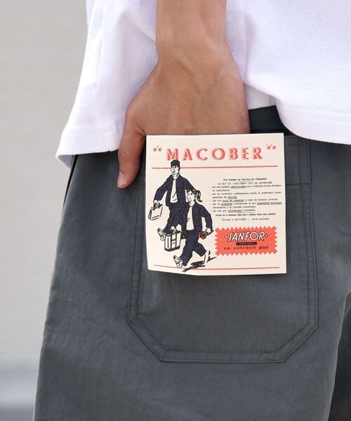 MACOBER（マコバ）の「【WEB限定/SHIPS別注】MACOBER: ワンポイント ロゴ バギー ショーツ（その他パンツ・メンズ・ライトブルー/ベージュ/ネイビー/オレンジ/ライトグリーン・MEDIUM/LARGE）」の6枚目の写真