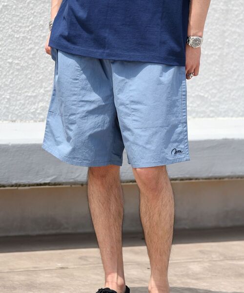 MACOBER（マコバ）の「【WEB限定/SHIPS別注】MACOBER: ワンポイント ロゴ バギー ショーツ（その他パンツ・メンズ・ライトブルー/ベージュ/ネイビー/オレンジ/ライトグリーン・MEDIUM/LARGE）」の17枚目の写真