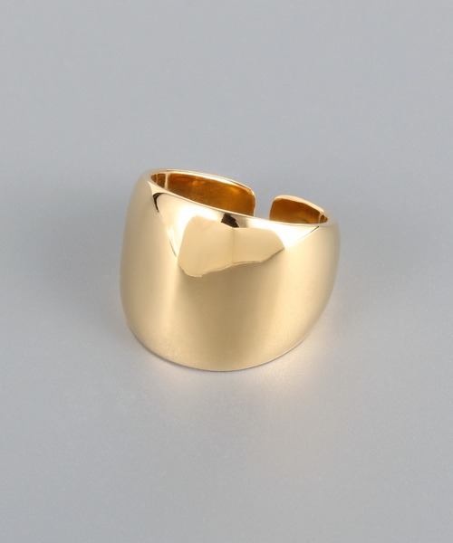 PAS TIERRA(パティエラ)の「-Lien- ワイドフリーリング(リング・レディース・シルバー/イエローゴールド・#13/#15/#11)」の2枚目の写真