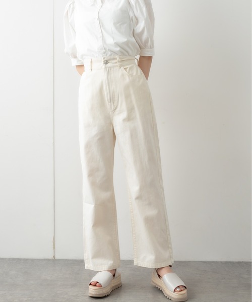 OLIVE des OLIVE（オリーブデオリーブ）の「ゴキゲンサス付パンツ（その他パンツ・レディース・サックスブルー系/ブルー系その他/アイボリー/グレー系その他・FREE）」の14枚目の写真