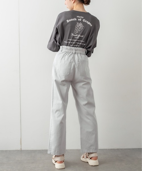 OLIVE des OLIVE（オリーブデオリーブ）の「ゴキゲンサス付パンツ（その他パンツ・レディース・サックスブルー系/ブルー系その他/アイボリー/グレー系その他・FREE）」の5枚目の写真