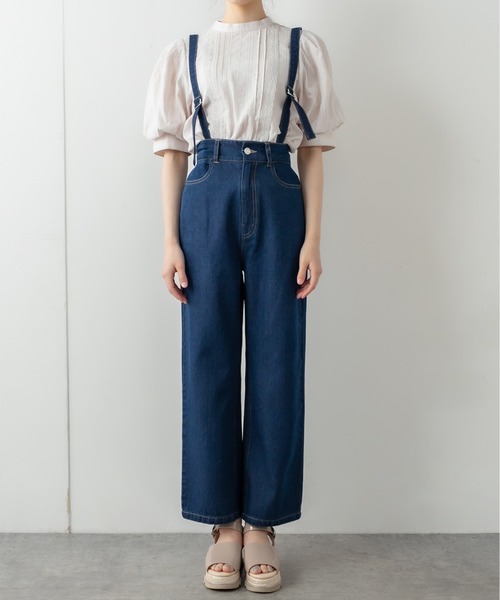 OLIVE des OLIVE（オリーブデオリーブ）の「ゴキゲンサス付パンツ（その他パンツ・レディース・サックスブルー系/ブルー系その他/アイボリー/グレー系その他・FREE）」の16枚目の写真