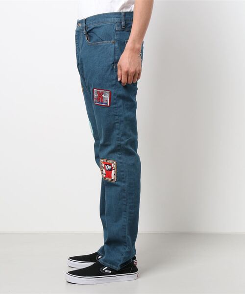 KARL HELMUT(カールヘルム)の「ボーリングワッペンデニムパンツ(デニムパンツ・メンズ・ネイビー・MEDIUM/LARGE/X-LARGE/XX-LARGE)」の4枚目の写真