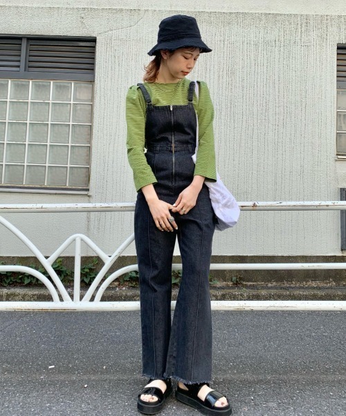 Kastane（カスタネ）の「パフボーダー７分袖Tee（Tシャツ/カットソー・レディース・サックスブルー/ピンク/グリーン・FREE）」の20枚目の写真