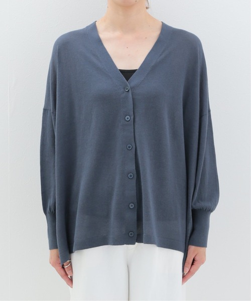 SLOBE IENA（スローブイエナ）の「綿リネン ワイドVネック