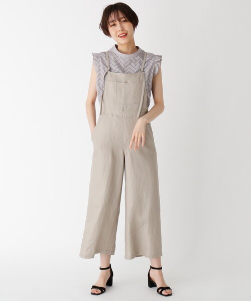 ◆レーヨン麻サロペット