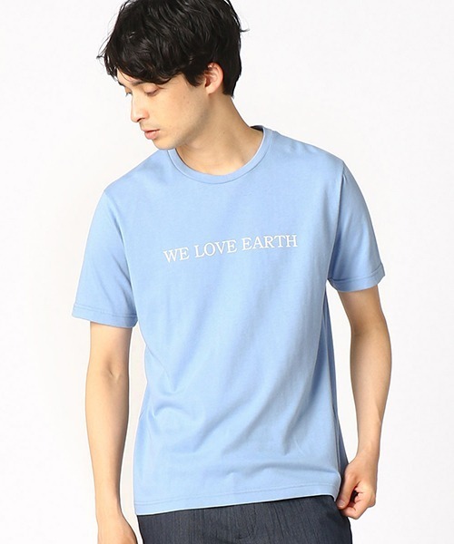 COMME CA ISM(コムサイズム)の「プリントTシャツ(Tシャツ/カットソー・メンズ・ホワイト/ブラック/ブラウン/ベージュ/グリーン/サックスブルー・LARGE/MEDIUM)」の6枚目の写真