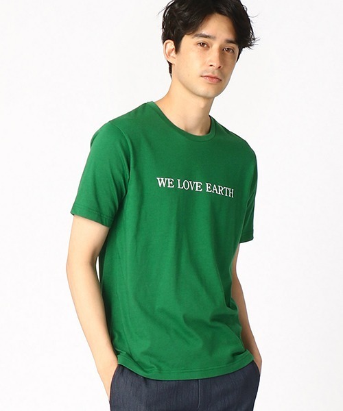 COMME CA ISM(コムサイズム)の「プリントTシャツ(Tシャツ/カットソー・メンズ・ホワイト/ブラック/ブラウン/ベージュ/グリーン/サックスブルー・LARGE/MEDIUM)」の5枚目の写真