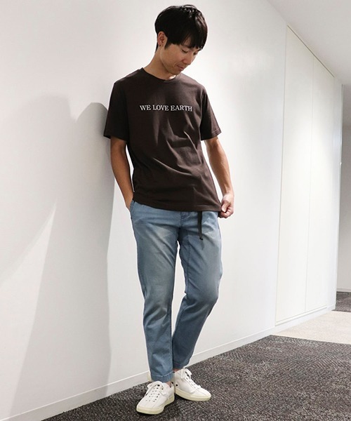 COMME CA ISM(コムサイズム)の「プリントTシャツ(Tシャツ/カットソー・メンズ・ホワイト/ブラック/ブラウン/ベージュ/グリーン/サックスブルー・LARGE/MEDIUM)」の13枚目の写真