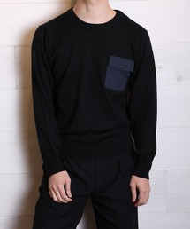 DETAILS | DETAILS/ハイゲージポケットクルーニット(ニット/セーター)