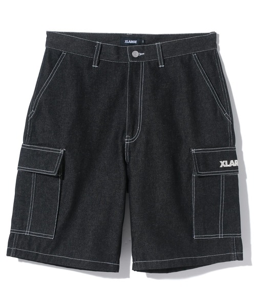 XLARGE（エクストララージ）の「DENIM SHORT CARGO PANTS（その他パンツ・メンズ・ブラック/インディゴブルー・30inch/32inch/34inch/36inch）」の12枚目の写真