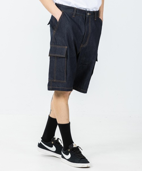 XLARGE（エクストララージ）の「DENIM SHORT CARGO PANTS（その他パンツ・メンズ・ブラック/インディゴブルー・30inch/32inch/34inch/36inch）」の13枚目の写真