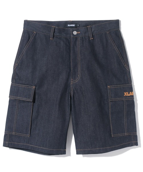 XLARGE（エクストララージ）の「DENIM SHORT CARGO PANTS（その他パンツ・メンズ・ブラック/インディゴブルー・30inch/32inch/34inch/36inch）」の11枚目の写真