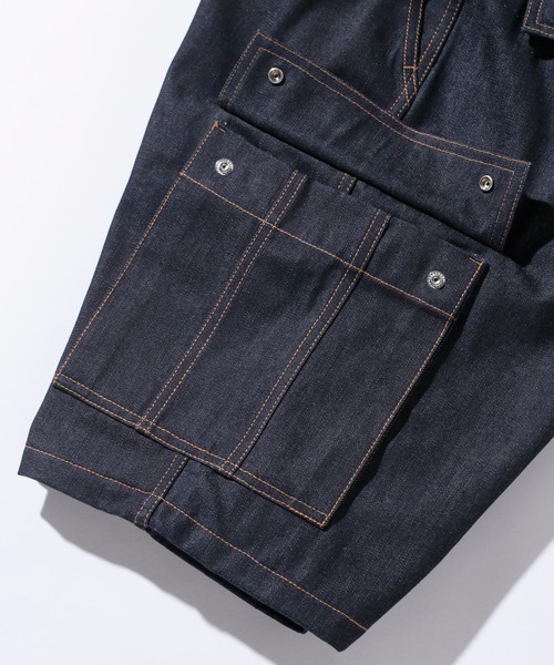 XLARGE（エクストララージ）の「DENIM SHORT CARGO PANTS（その他パンツ・メンズ・ブラック/インディゴブルー・30inch/32inch/34inch/36inch）」の10枚目の写真