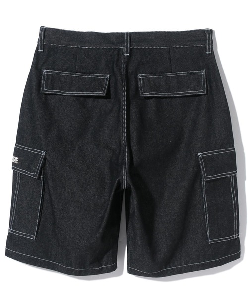 XLARGE（エクストララージ）の「DENIM SHORT CARGO PANTS（その他パンツ・メンズ・ブラック/インディゴブルー・30inch/32inch/34inch/36inch）」の9枚目の写真