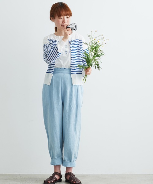 aimer le mieux（エメルミュー）の「aimer レーヨン/ナイロン　アソート釦クルーカーディガン（カーディガン/ボレロ・レディース・ブラック/ピンク/イエロー/グリーン/ホワイト×ブルー・FREE）」の19枚目の写真