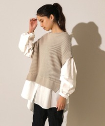 Bou Jeloud | ニットベストセットブラウス(シャツ/ブラウス)