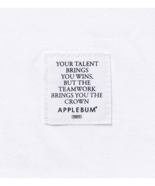 APPLEBUM（アップルバム）の「Future Logo T-shirt（Tシャツ/カットソー・メンズ・ホワイト/ブラック・MEDIUM/XX-LARGE/LARGE/SMALL/X-LARGE）」の9枚目の写真