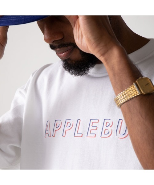 APPLEBUM（アップルバム）の「Future Logo T-shirt（Tシャツ/カットソー・メンズ・ホワイト/ブラック・MEDIUM/XX-LARGE/LARGE/SMALL/X-LARGE）」の4枚目の写真