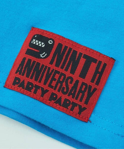 PARTY PARTY(パーティーパーティー)の「/ANNIVERSARY Tシャツ(Tシャツ/カットソー・キッズ・ライム/オフホワイト/ターコイズブルー・80/90/110/100)」の11枚目の写真
