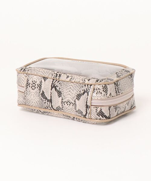 AZUL by moussy（アズールバイマウジー）の「CLEAR WINDOW POUCH /クリアウィンドウポーチ（ポーチ・レディース・ブラック/グレー系その他・FREE）」の3枚目の写真