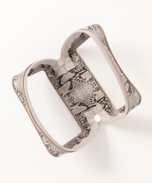 AZUL by moussy（アズールバイマウジー）の「CLEAR WINDOW POUCH /クリアウィンドウポーチ（ポーチ・レディース・ブラック/グレー系その他・FREE）」の5枚目の写真