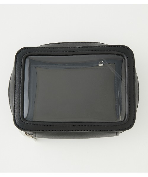 AZUL by moussy（アズールバイマウジー）の「CLEAR WINDOW POUCH /クリアウィンドウポーチ（ポーチ・レディース・ブラック/グレー系その他・FREE）」の8枚目の写真