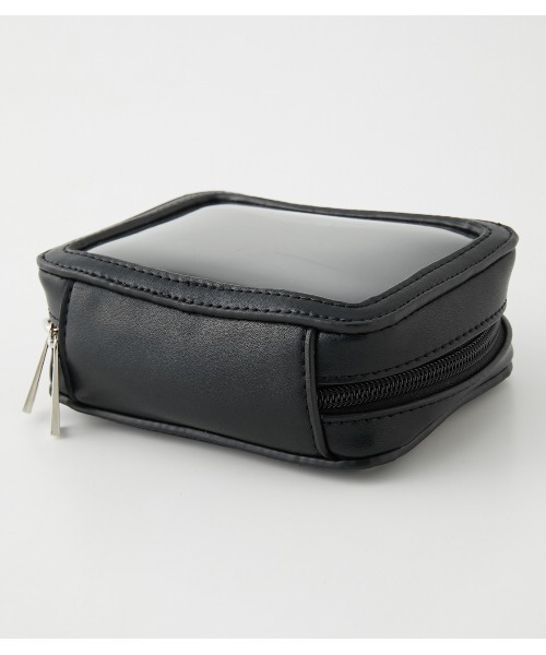 AZUL by moussy（アズールバイマウジー）の「CLEAR WINDOW POUCH /クリアウィンドウポーチ（ポーチ・レディース・ブラック/グレー系その他・FREE）」の10枚目の写真